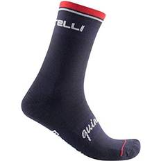 Castelli Kläder Castelli Quindici Soft Merino Sock - Blue/Red