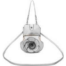 Silver Crossbody Bags Fontanella Fashion Bloom Mini Crossbody Bag - Silver
