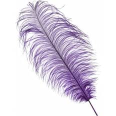 Feathers Neel Blue Purple Natural Ostrich Feathers 50-60 Cm 5Pcs