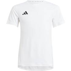 White Tops adidas Junior Team T-shirt - White/Black (IT5056)