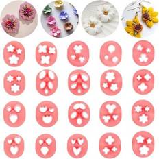 Sodial 20pcs Clay Cutters For Earrings 20 Shapes