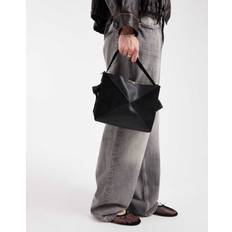 New Look Tasker New Look Suedette Panel Bucket Bag - Black