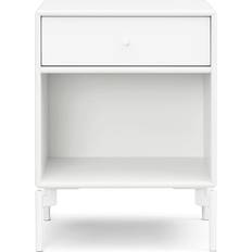 Montana Furniture Dream with Legs New White/Snow Bedside Table 30x35.4cm