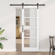 vidaXL Manual Orkdal White 73.5 198.5 cm Sliding Door (x)