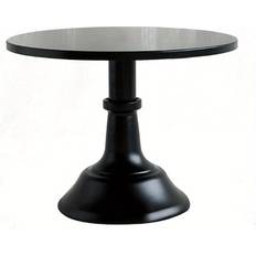 Black Cake Stands Temu 10-inch Round Iron With Pedestal Cake Stand