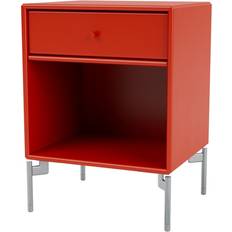 Montana Furniture Dream with Legs Rosehip /Chrome Bedside Table 30x35.4cm
