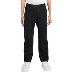 Zipper Fleece Pants Children's Clothing Nike Tech Fleece Kid's Pants - Black