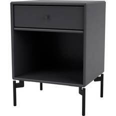 Montana Furniture Dream with Legs Anthracite/Black Bedside Table 30x35.4cm