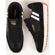 Black - Suede Walking Shoes Patrick Patrick Monza Mens Black Lace Up Suede Terrace Shoes