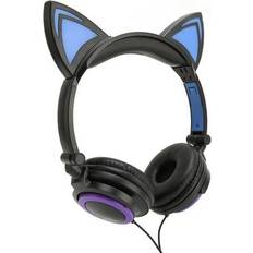 Cat Cat Ear Wired Kids Headphones With Led