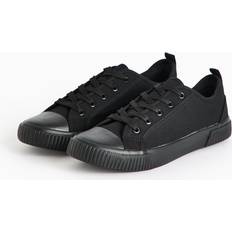 Trainers Tu Canvas Trainers - Black Eyelet