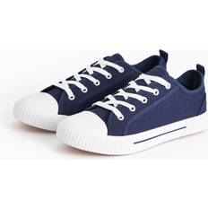 Trainers Tu Canvas Lace Trainers - Navy Eyelet