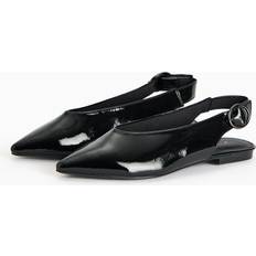 Heels & Pumps Tu Patent Sling Back Shoes - Black