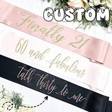 Sashes Shein Custom Personalized Satin Bachelorette Sash