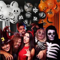 Halloween Latex Balloons Shein 52pcs Halloween Balloons Set 12 Inch