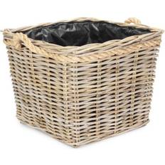 Ra049 3 Square Large Tapered Rope Planter