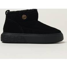Uld Mid Sneaker Ko Ruskind Pels - Sort