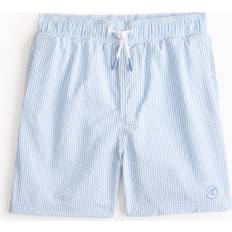 Tu Swimwear Tu Stripe Seersucker Swim Shorts - Blue