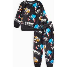 The Hedgehog Printed Slinky Fleece Pyjamas - Blue