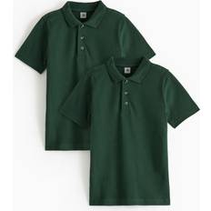 Tu Polo Shirts Tu 2 Pack Unisex Polo Shirts - Green