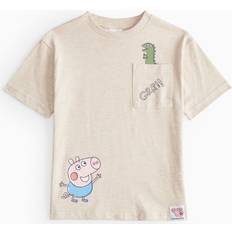 George Dino Print T-Shirt - Grey