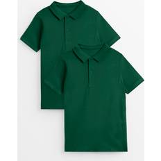 Tu Polo Shirts Tu 2 Pack Unisex Polo Shirts - Green