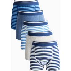 Tu Boxer Shorts Tu Marl Stripe Trunks 5 Pack - Blue