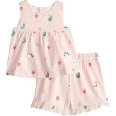 Tu Other Sets Tu Checked The Very Hungry Caterpillar Dress Shorts - Pink White