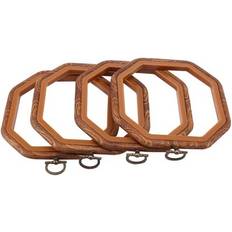 Sodial 4pcs Octagon Embroidery Hoops Set