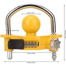 Combination Trailer Lock U Shaped Dome Lock