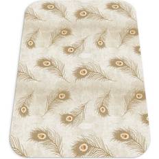 Beige Desk Mats Navier Chair Mat Beige 70 x 100 cm