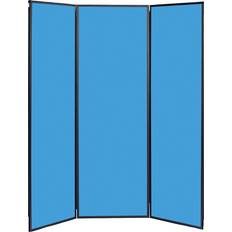 Bulletin Boards Light Free-Standing Bulletin Board 180cm H x 180cm W Cyan