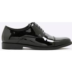 Lack Derby River Island Smart Patent Derby Shoes - Black