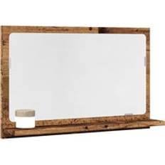Bathroom Mirror Cabinet Old Wood 60x11x37 cm