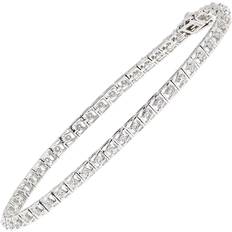 Tennis Bracelets Mogul Mogul 9ct White Gold Diamond Tennis Bracelet