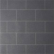 London Tile Black Wallpaper