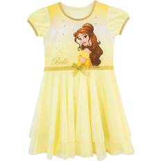 Yellow Nightgowns Children's Clothing Disney Princess Belle Nightdress Kids Girls - Nightie