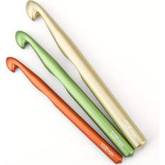 Temu 3pcs Large Aluminum Crochet Hooks Set