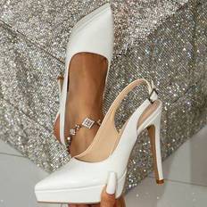 Waterproof Heels & Pumps Shein Super High Heel Fashionable Elegant Toe Pumps - Fall Winter