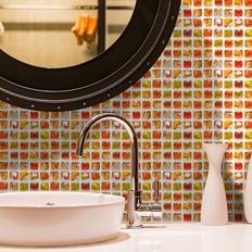 Självhäftande mosaik Targawerelax Mosaik Kakeldekor Självhäftande Kök Badrum Fönsterfilm