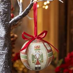 Red Christmas Tree Ornaments Samuel Alexander 7cm Set of 14 Traditional Vintage Nutcracker Red Christmas Tree Ornament