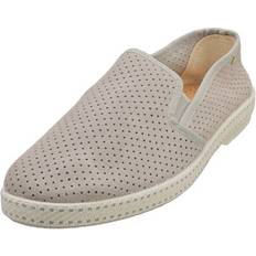 Men - Suede Espadrilles Rivieras Classic Mens Espadrille Shoes - Grey