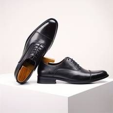 Oxford Temu Trendy Split Upper Cap Toe Oxford Shoes - Men's