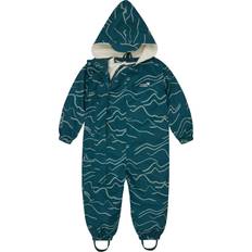 Babies Rain Overalls Children's Clothing Vivobarefoot Ecosplash Waterproof Fleece Lined Puddle Suit - Green