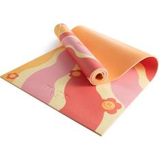 Myga Groovy Pattern Yoga Mat Orange
