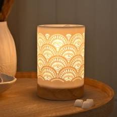 White Oil Lamps Hestia White Lace Aroma One Size Oil Lamp