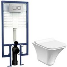 Water Toilets Balterley Summit Rimless Wall Hung Toilet Pan 355mm