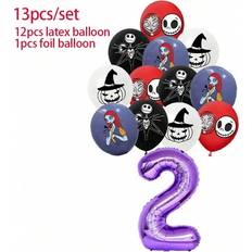 Halloween Animal & Character Balloons Doqaus Halloween The Nightmare Before Christmas Birthday Party Decoration