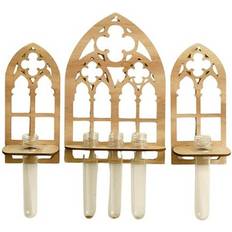 Wood Propagators Sodial Wooden Plant Propagation Station With 5 Test Tube Vases