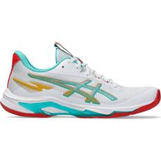 Asics Netburner Ballistic Ff 4 Netball Shoes Womens - Wht/Sea Glass